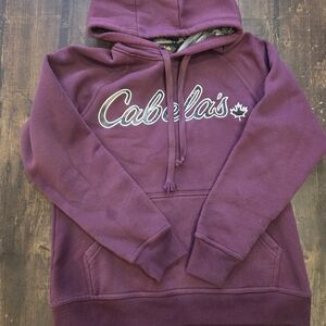 Cabela's Purple Men's Hoodie Sweater